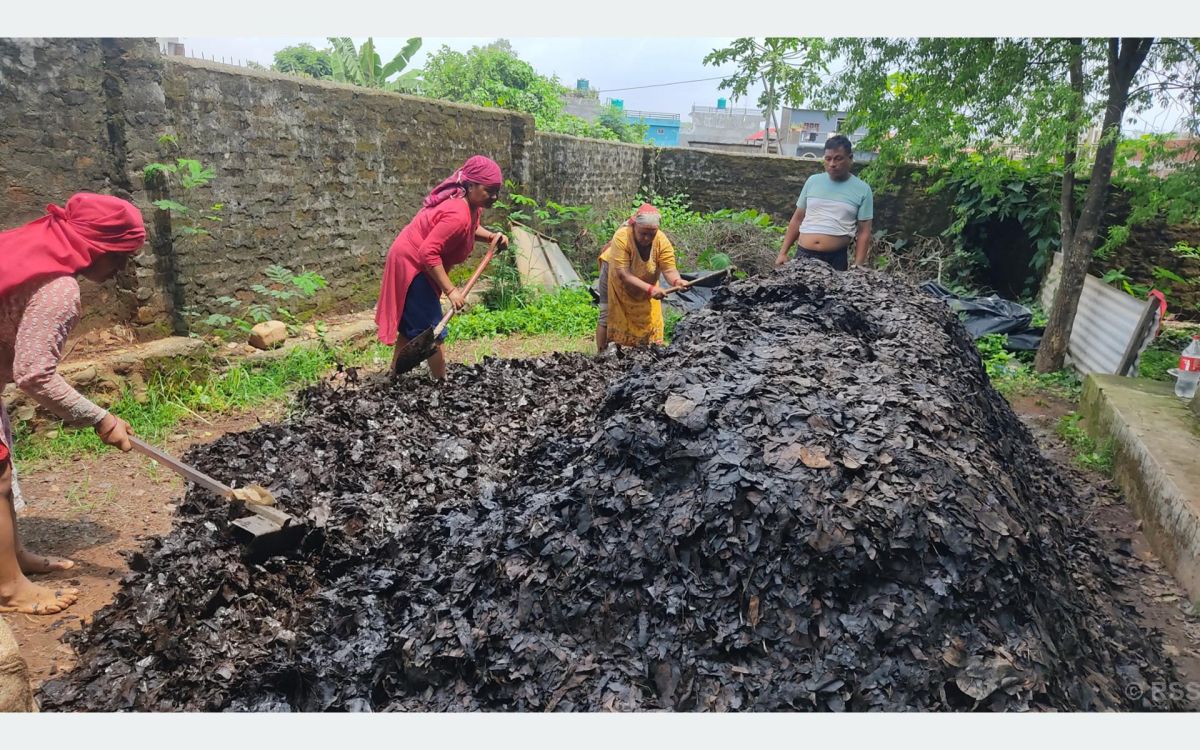 फोहरबाट मल उत्पादन गर्दै मध्यविन्दु